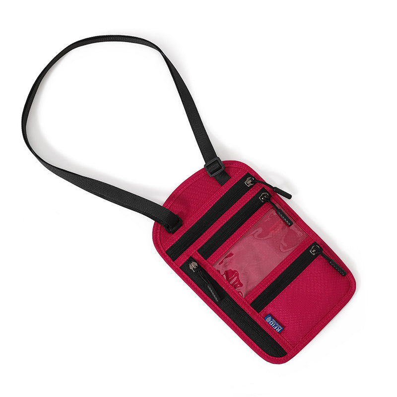 Multifunctional One-shoulder Halter Passport Holder