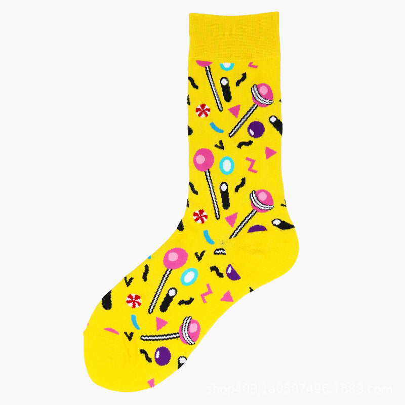 Mid-calf For Fall And Winter Long Cotton Socks