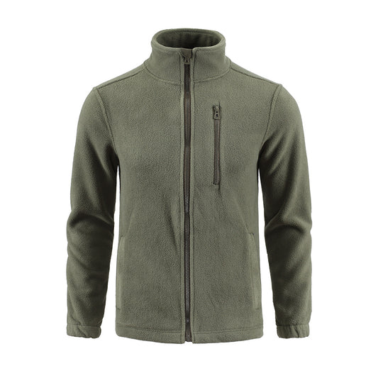 Camouflage Fleece Double-sided Polar Fleece Cardigan