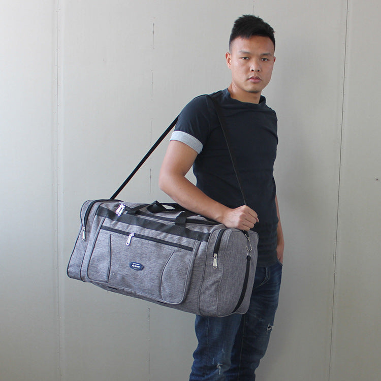 Large Capacity Oxford Cloth Waterproof Lightweight Foldable Travel Tote Bag