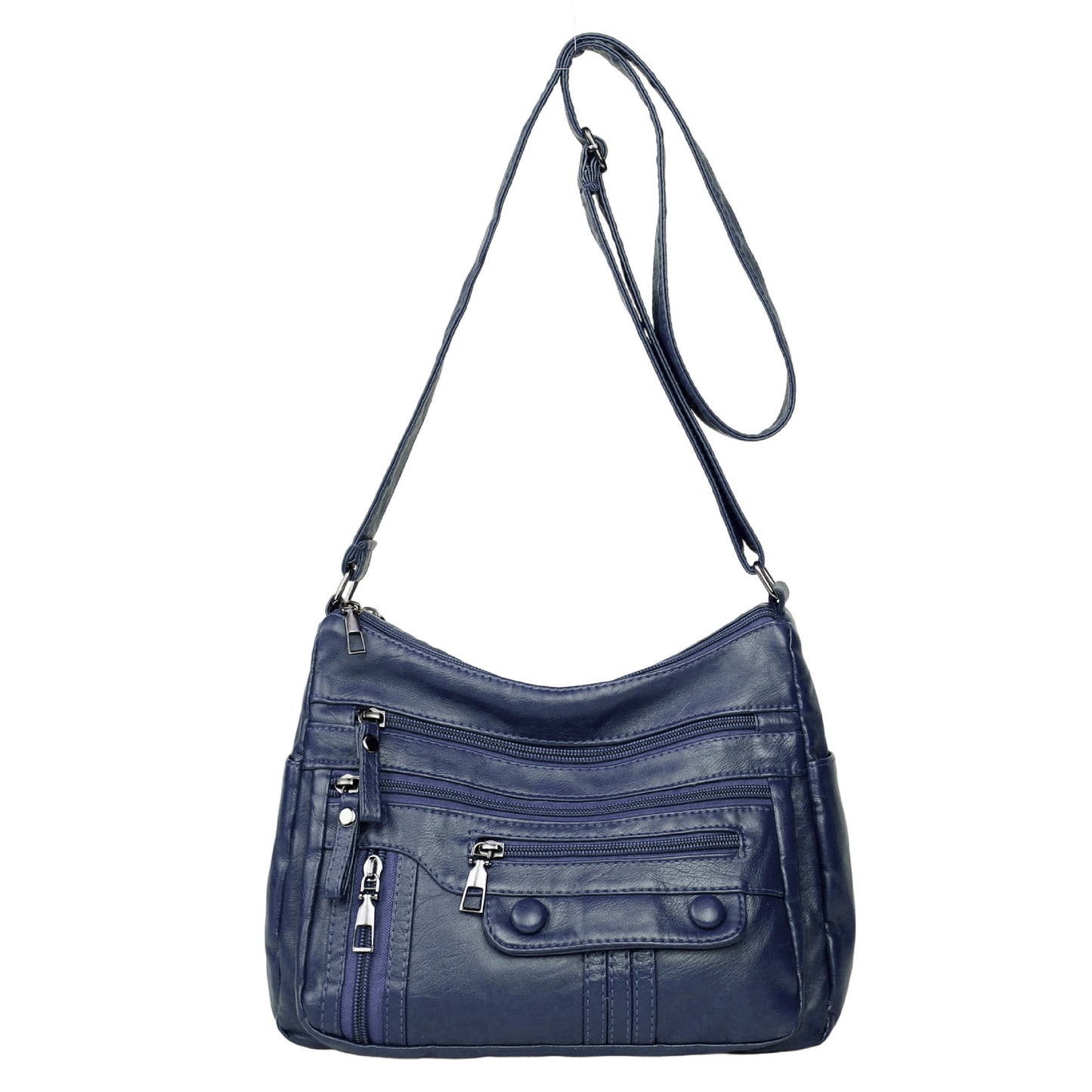 Skuldertaske i blødt læder til kvinder – smart og alsidig crossbody-taske