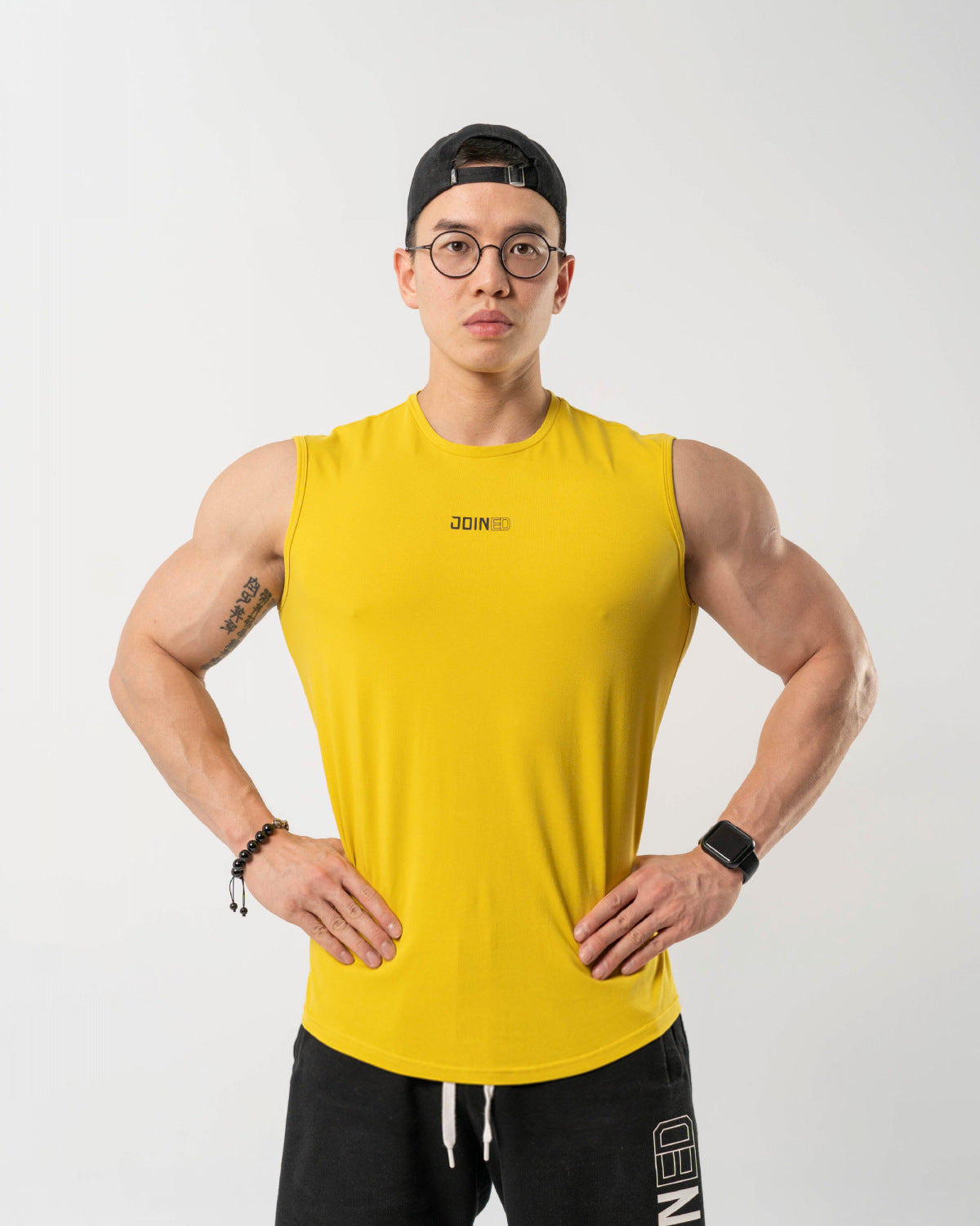 Running Sports Casual Stretch Sleeveless Cotton Vest Men