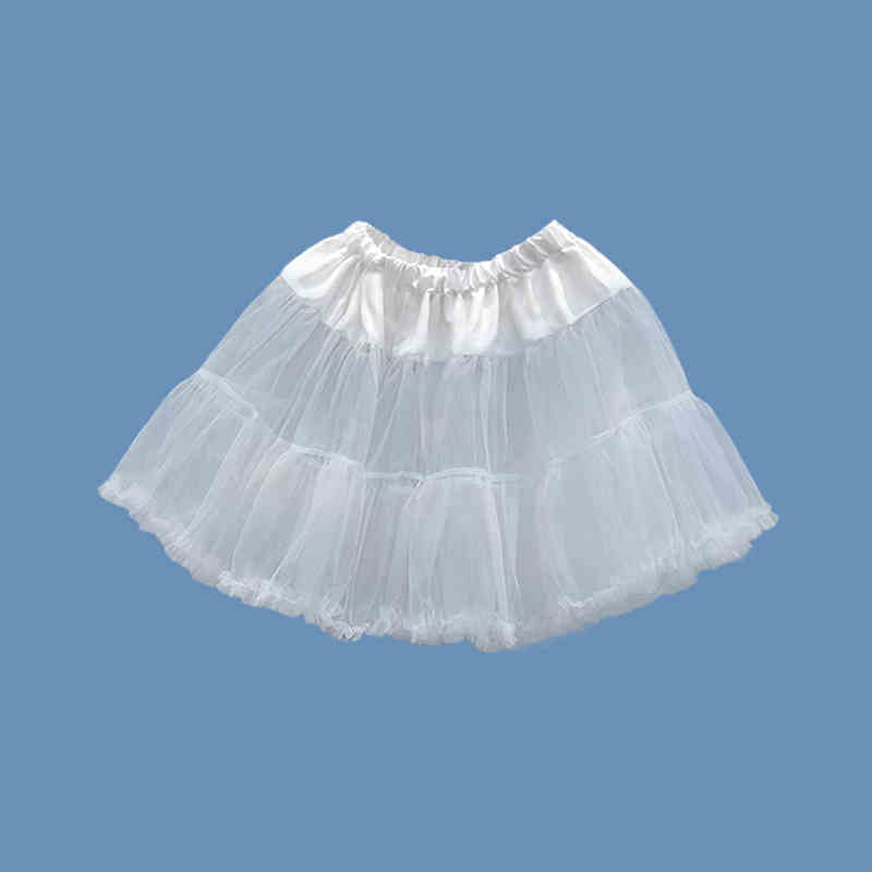 Short Four-layer Soft Veil Boneless Lolita Crinoline
