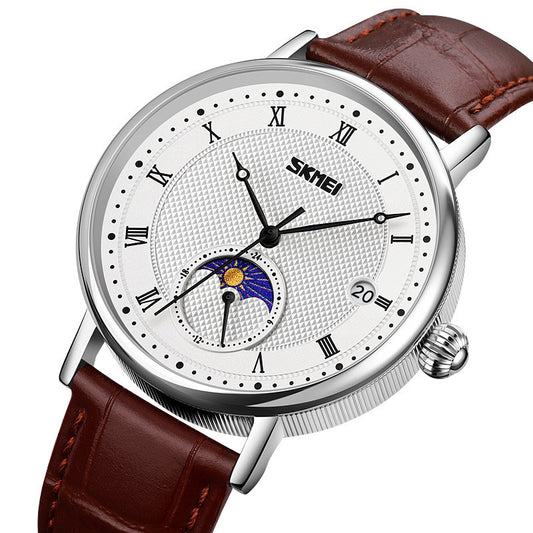 Men's Watch Quartz Watch Waterproof Belt