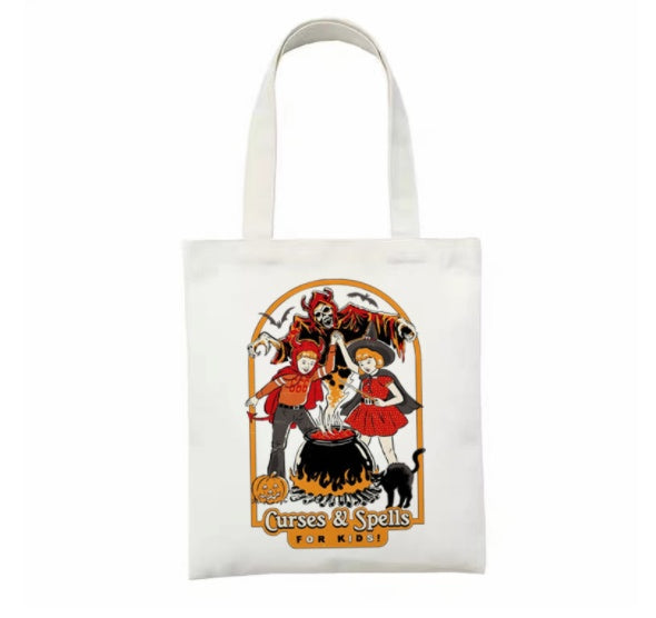 Printed Canvas Bag Personalized Creative Shoulder