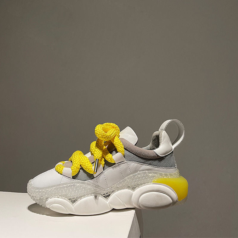 Thick Sole Muffin Fashionable Small White Shoes