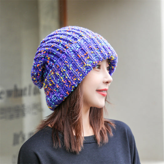 Women's Fashion Casual Hundred With Woolen Hat