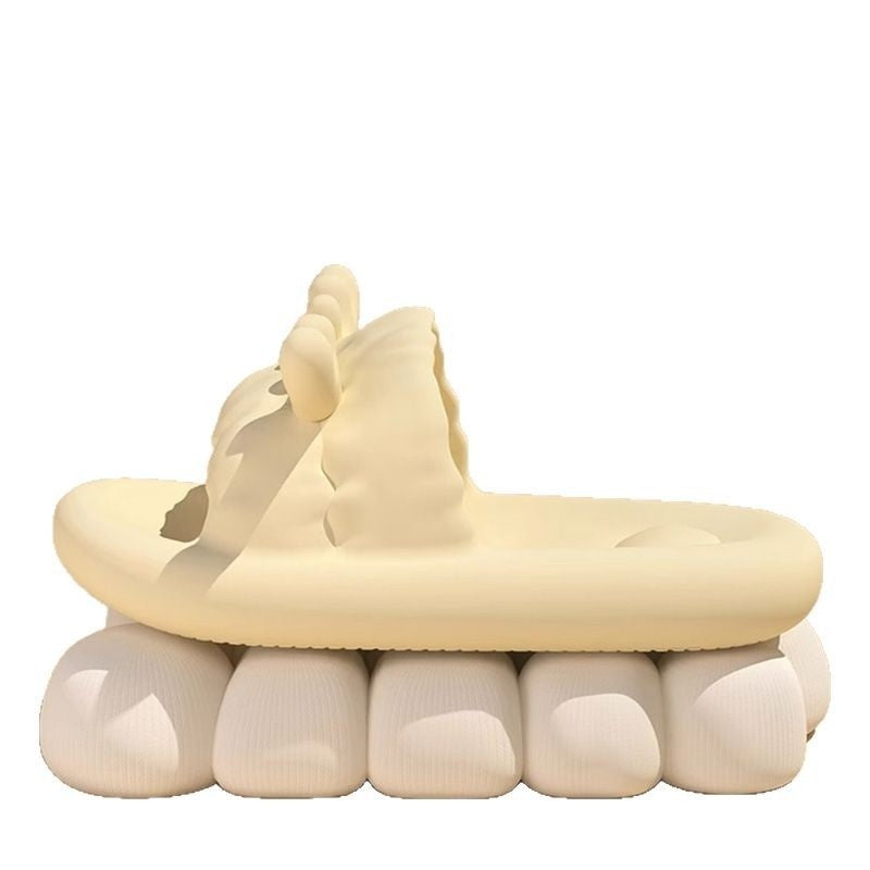 Home Bathroom Non Slip Odor Resistant Foot Soothing Slippers That Feel Like Walking On Clouds