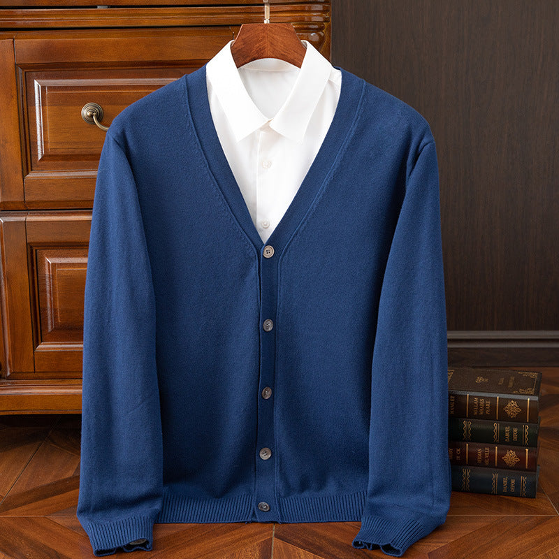 Versatile Casual Solid Color Coat Top Long Sleeve Loose Sweater