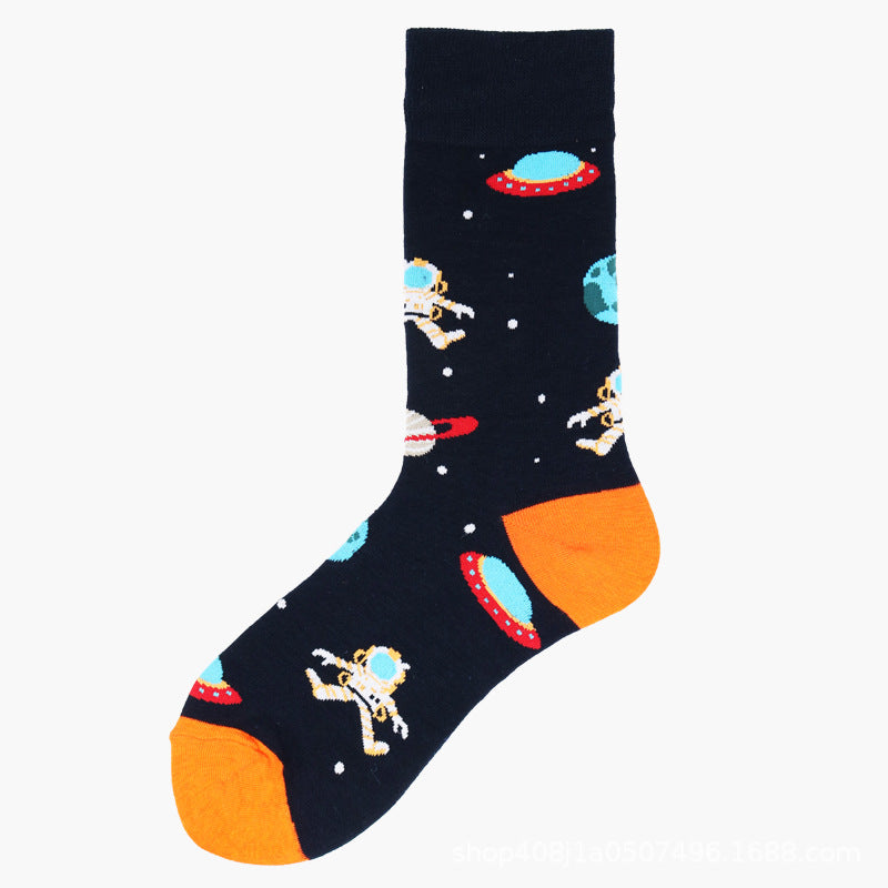 Mid-calf For Fall And Winter Long Cotton Socks