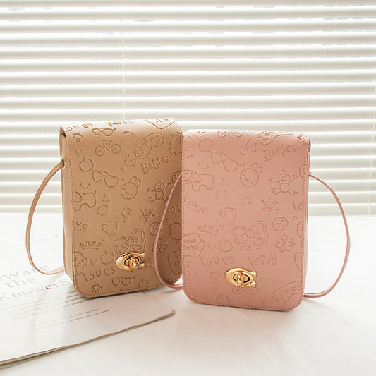 Printed Ladies Small Sweet One Shoulder Phone Bag