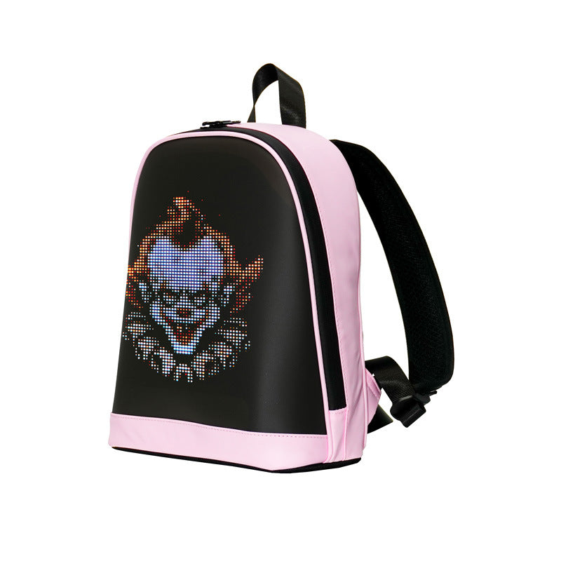 Waterproof Leisure Luminous LED Display Smart Backpack