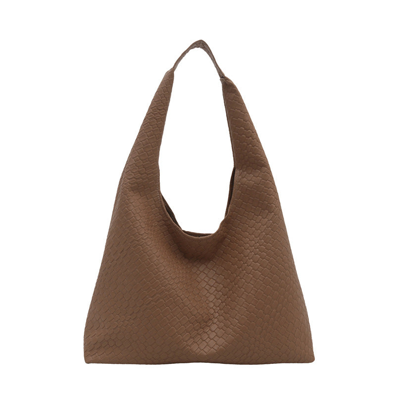 Retro Large Capacity Solid Color Single-shoulder Bag Popular