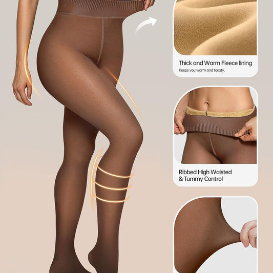 Black See-through Plus Size Women's Leggings