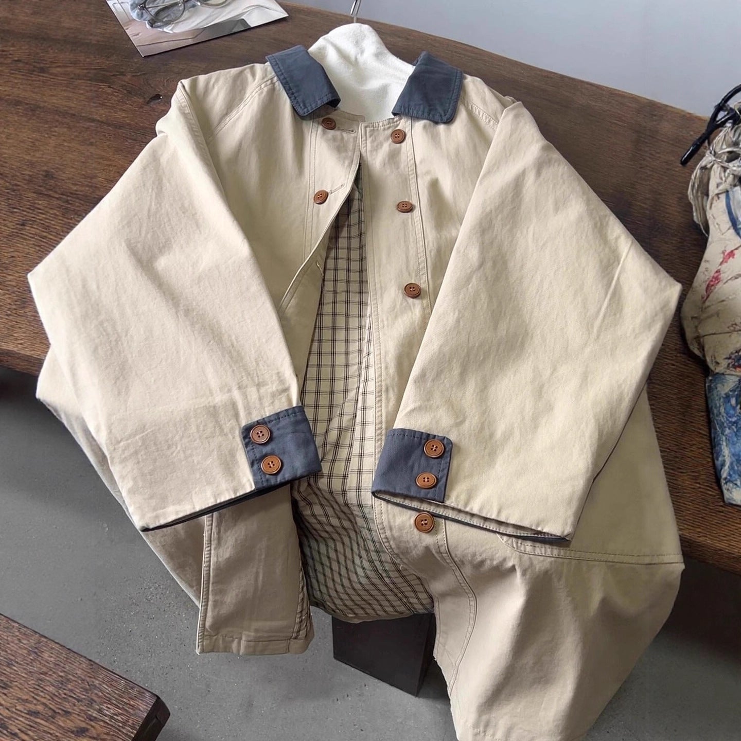 Women's Casual And Versatile Trench Coat Mid-length