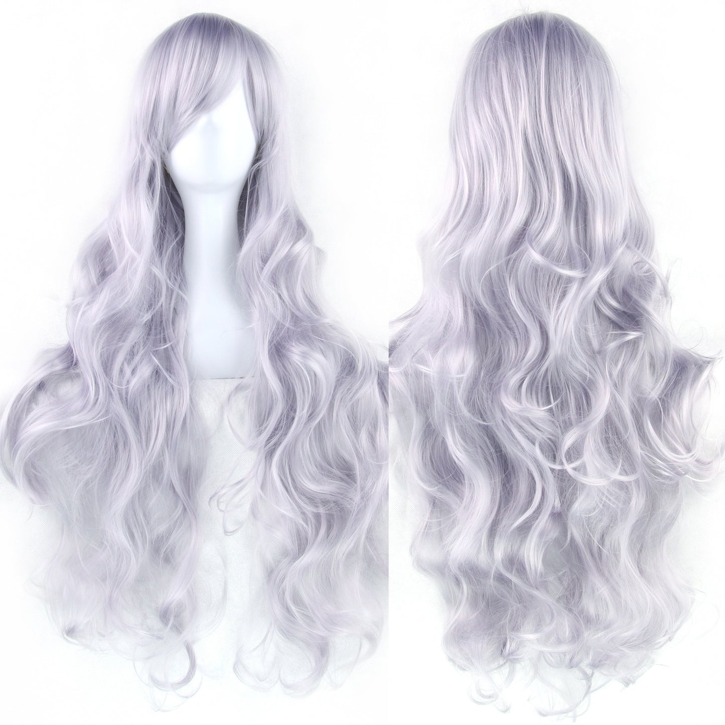 Pure Color All-matching COS Long Curly High-temperature Fiber Wig