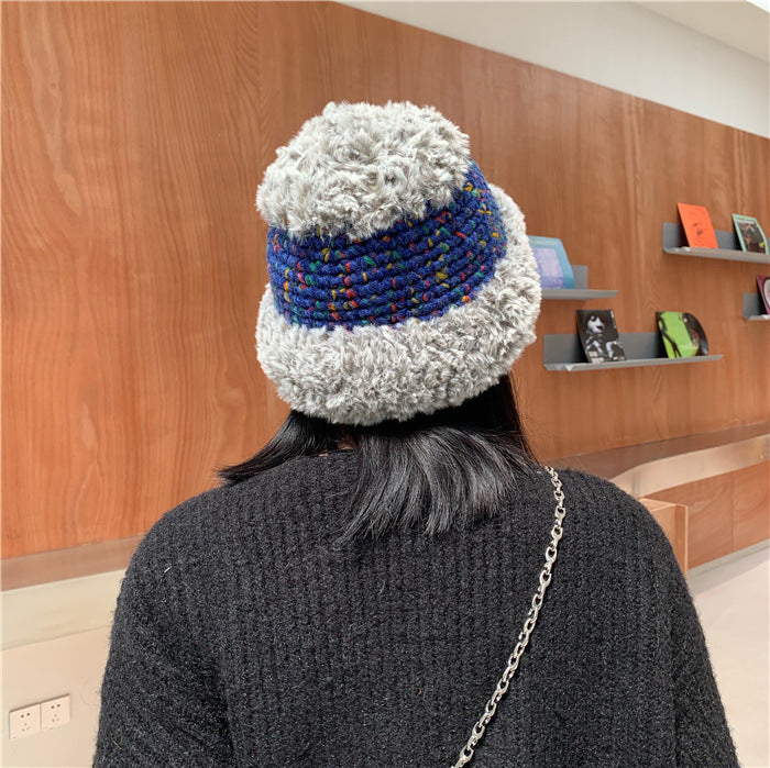 Women's Fashion Retro Hundred With Ear Protection Warm Woolen Hat
