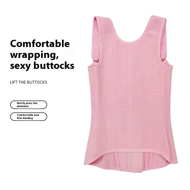 Mesh One-piece Corset Waist Girdling Belly Contraction Hip Lifting Corset