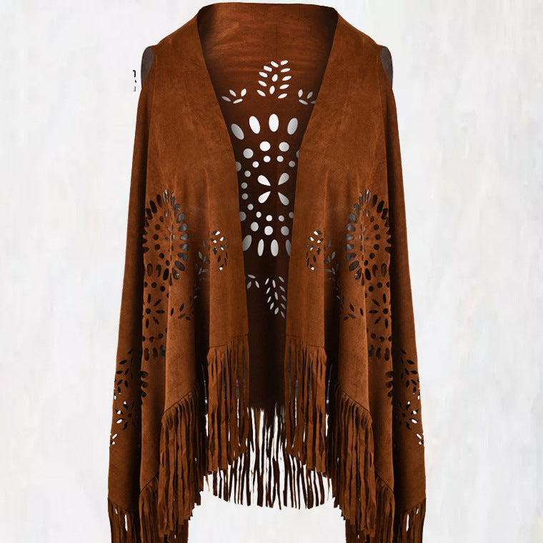 Variety Of Fashion Vest Europe And The United States Korean Style Hollow Shawl