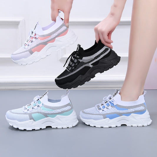 Udendørs casual plateausneaker til kvinder