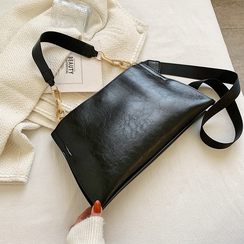 Retrotasker Modetrend Afslappet Stor Kapacitet Crossbody
