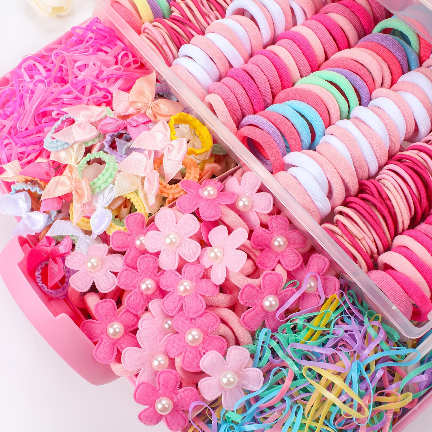 Children's Hair Ring Hairpin And Headdress Set In A Box