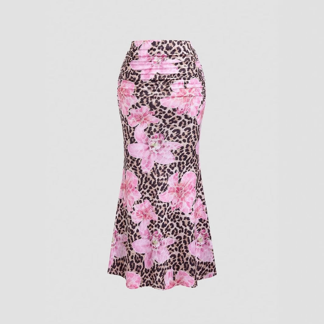 Line Skirt Leisure Vacation Long Women's Clothing