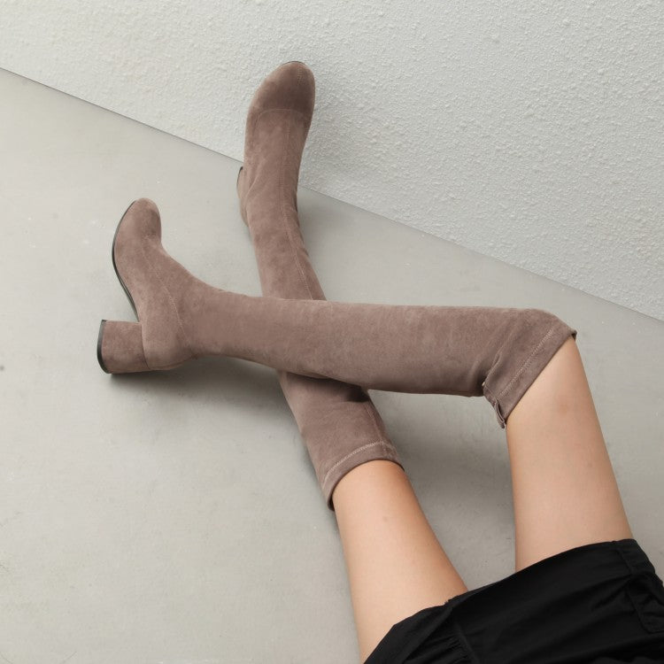 Elastic Short Large Size Thin Single Boots Plus