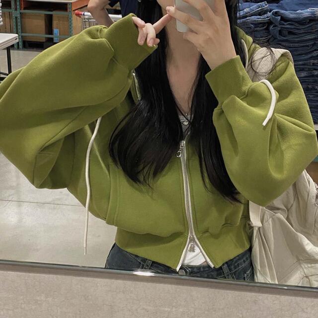 All-match Commute Hooded Zipper Sweatshirt Jacket