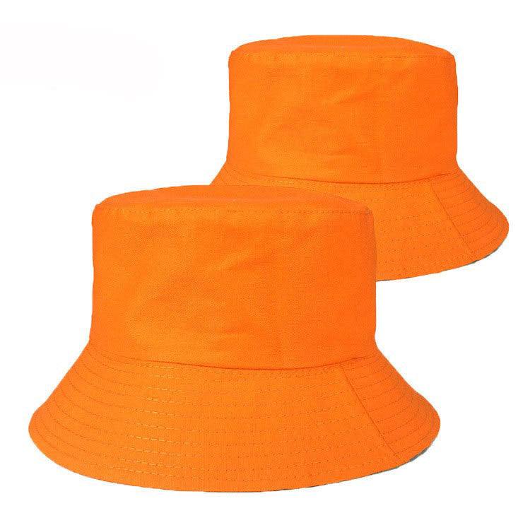 Children's Cotton Embroidered Fisherman Hat