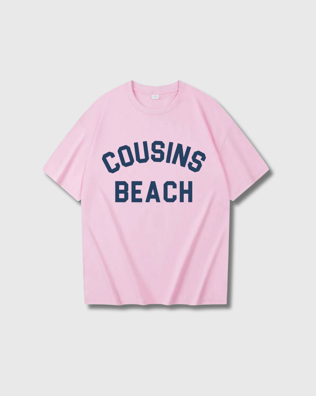 Kvinders kortærmet T-shirt med rund hals og bogstavprint