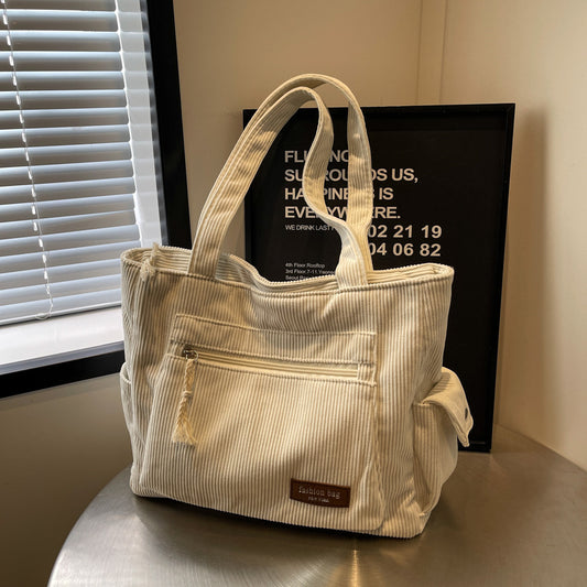 Large Capacity Woven Handbag Big Bag Women's New Canvas