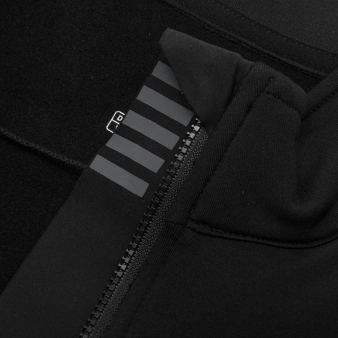 Fleece Cycling Jersey, Long-sleeved Mountain Bike Equipment, Plus Velvet Warm Cycling Jersey