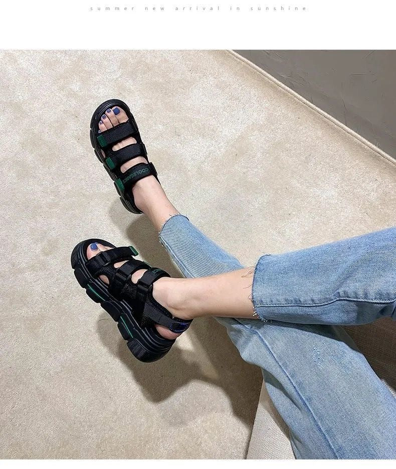 Women's Flat Casual Sports Platform Platform Sandals