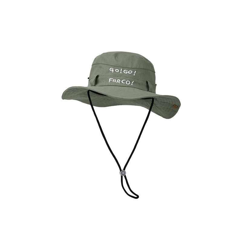 Summer Outdoor Fishing Sun-proof Sun-proof Hat Letter Female