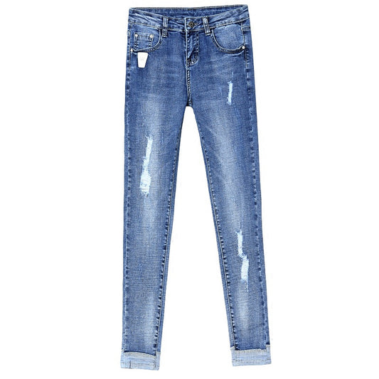 Jeans High Waist Skinny Slim Stretch Pants