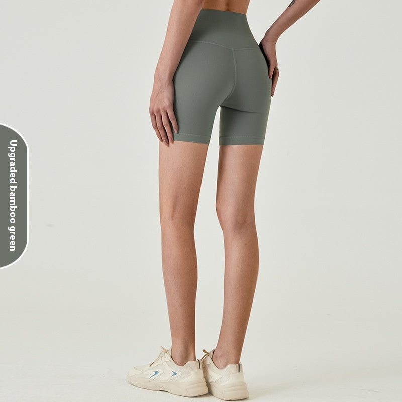 New Outdoor Three Points Yoga Pants Women's Summer Quick-drying High Waist