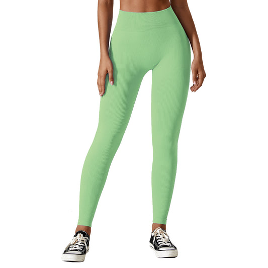 Thread Hip-lift And Belly Shaping Seamless Yoga Pants
