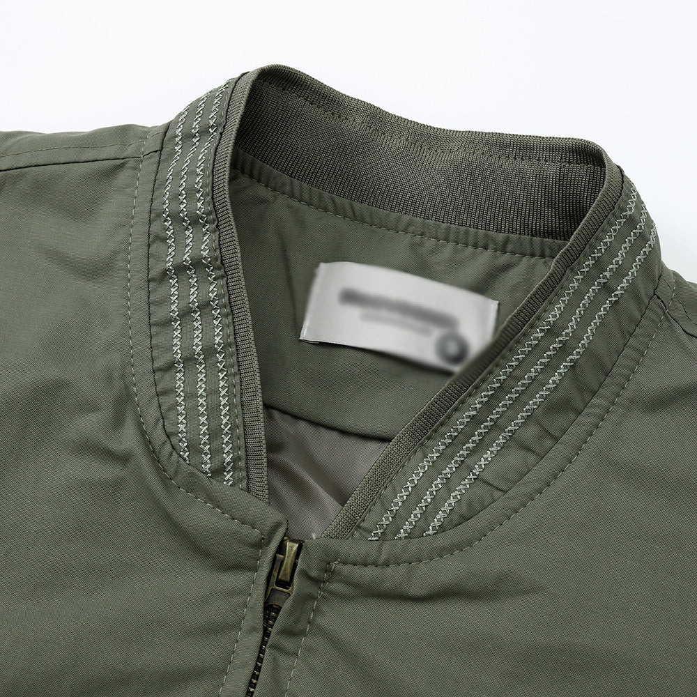 Loose Baseball Uniform Jacket Men's Spring And Autumn Long Sleeve