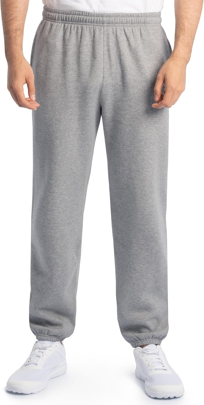 Eversoft Fleece Elastic Bottom Sweatpants with Pockets, Relaxed Fit, Moisture Wicking, Breathable