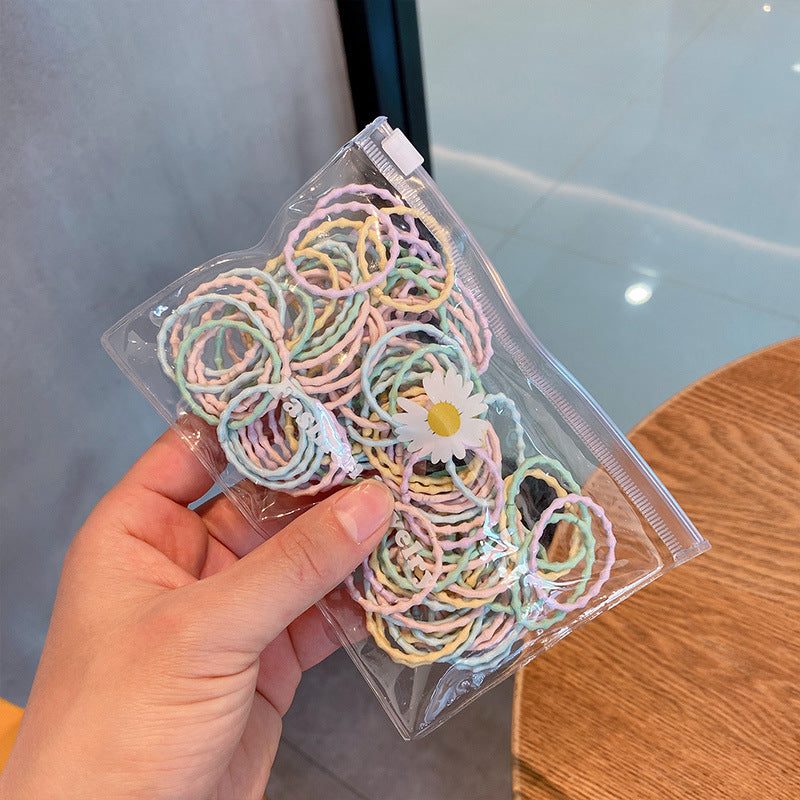 Girl Princess Color Head Hair Tie Rubber Band