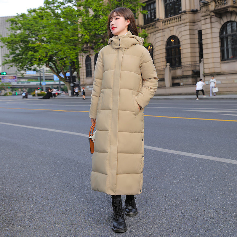 ゆったり防寒ガールフレンド暖かく厚手のパッド入りジャケット