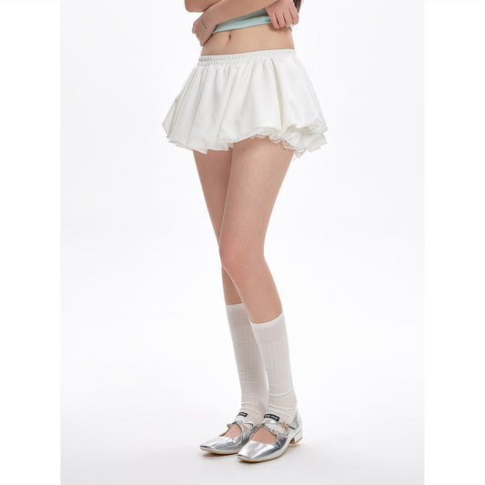 High-waisted Slimming A-line Skirt Mid-length Skirt