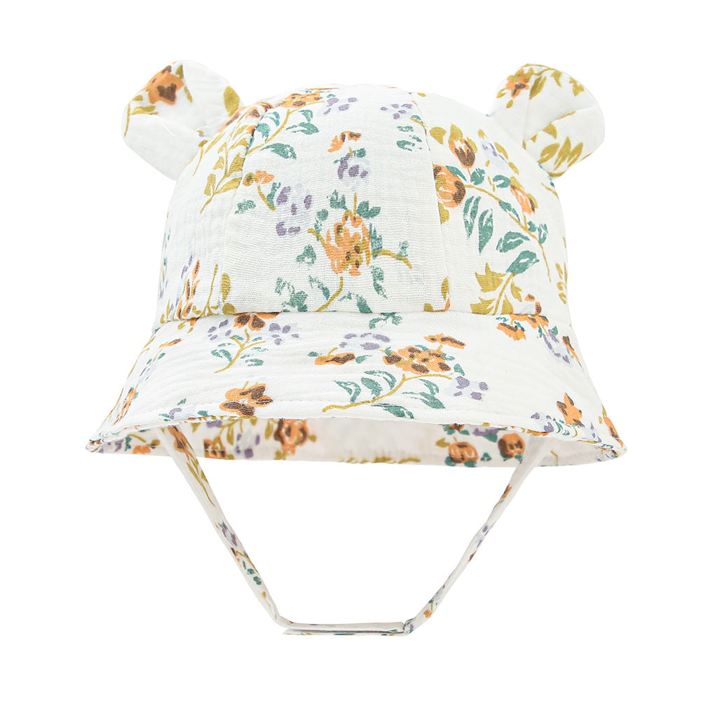 European And American Baby Rabbit Ears Bucket Hat