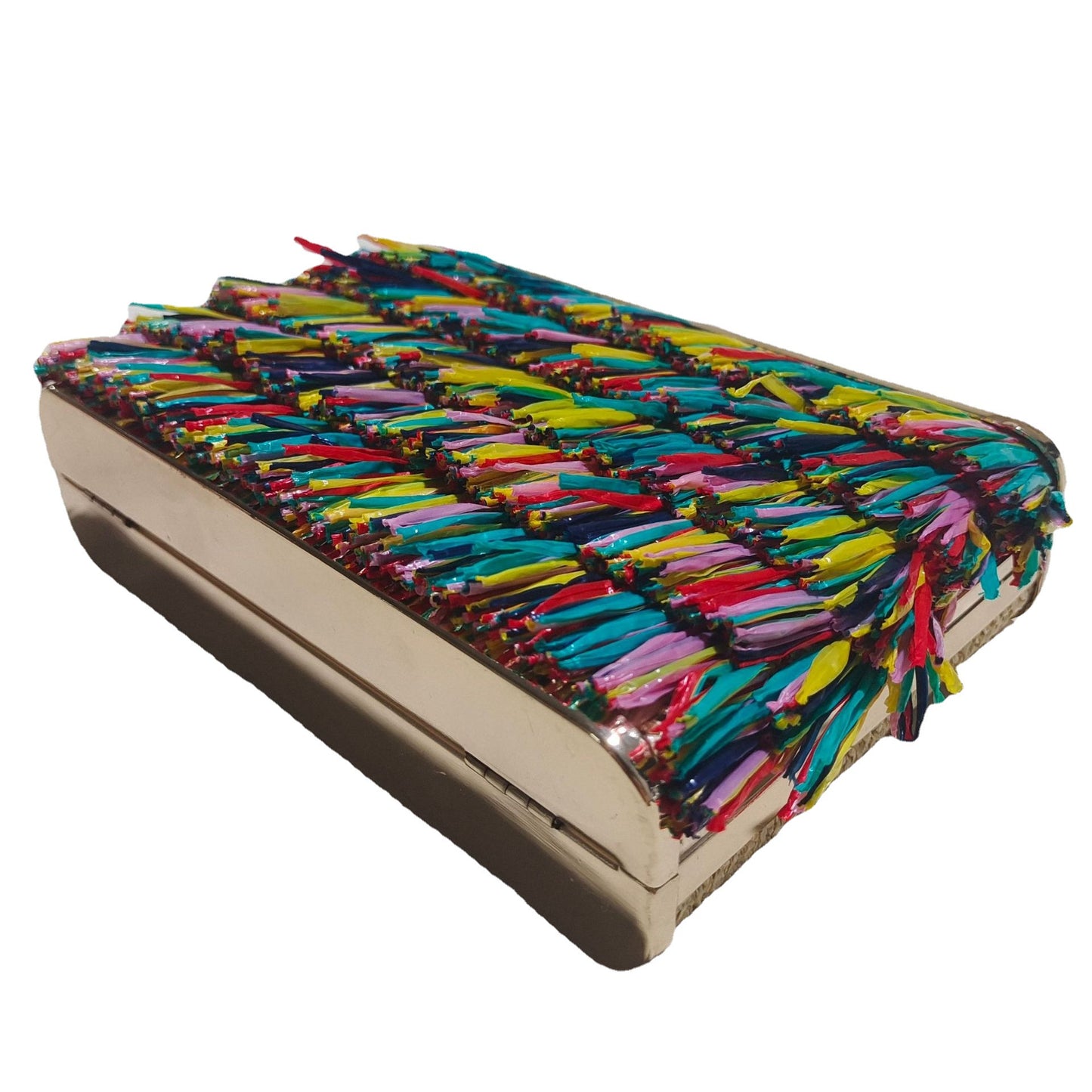 Women's Fashion Seven Color Tassel Dinner Bag