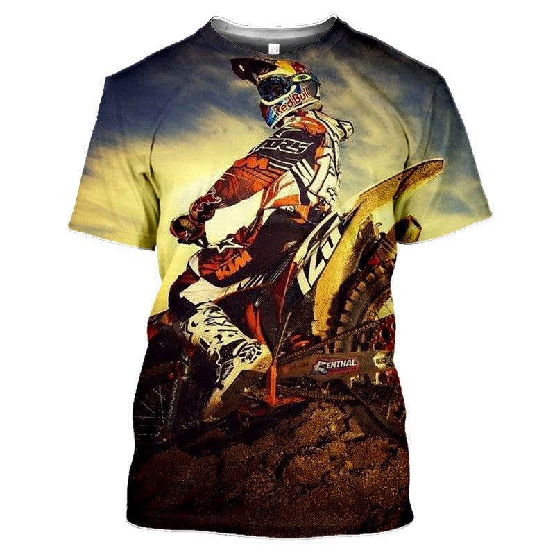 3D Digital Printing Men's Short Sleeve Casual T Shirt
