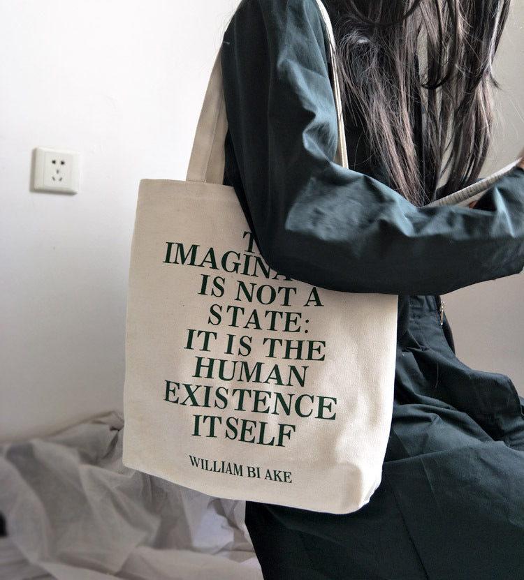 Literary And Simple Letters Of The Hundreds Of Shopping Bags