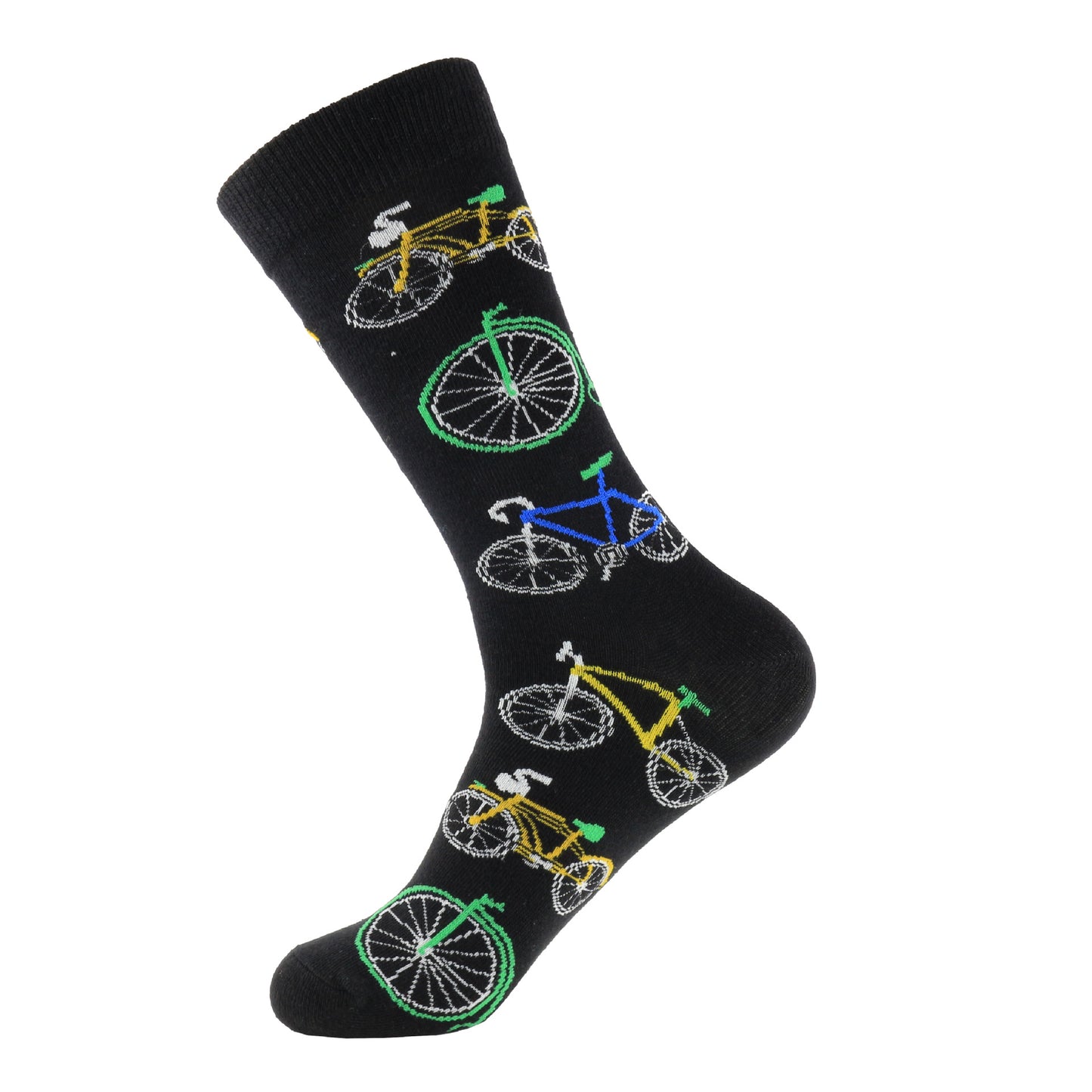 Fashion Color Wine Glass Drink Cotton Mid-calf Length Socks