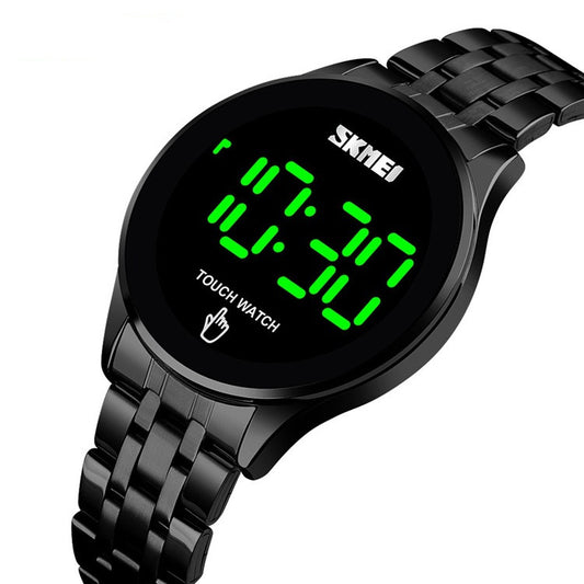 SKMEI 1579 Men's Electronic Watch Casual Fashion Steel Band Watch Multifunctional Men's Watch