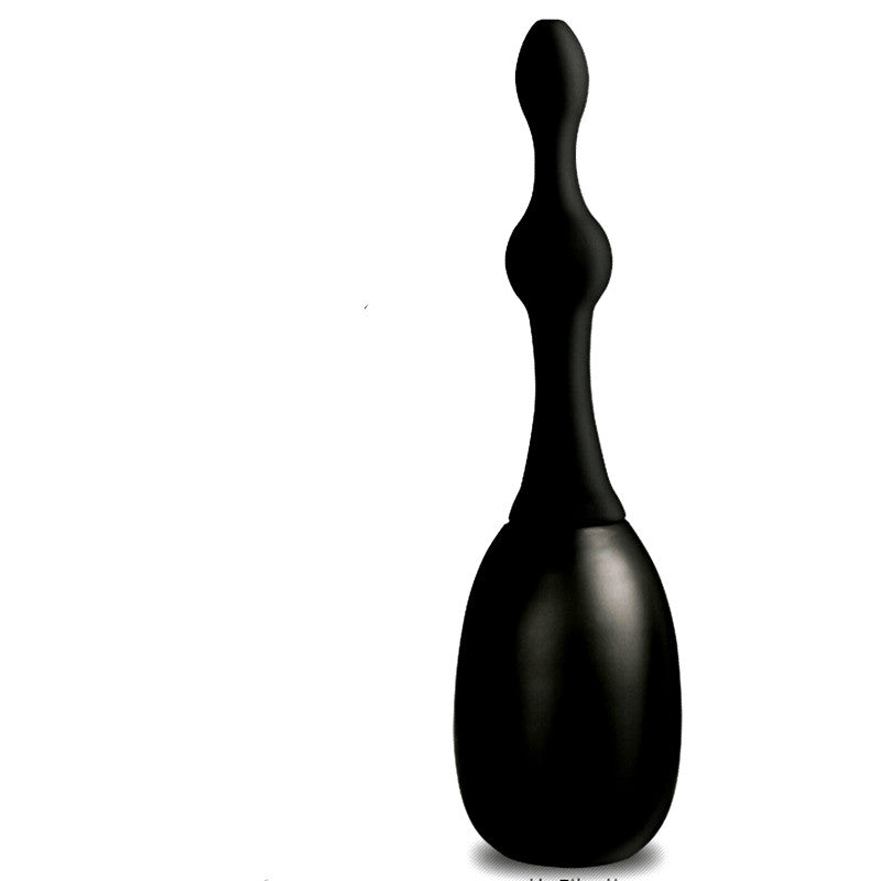 Simple Black Silicone Enema Irrigator
